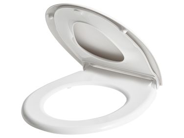 Abattant WC FAGNANO Fermeture douce 2 en 1 Duroplast Blanc