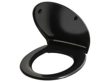 Toilet Seat PAPURI Soft Close Duroplast Black