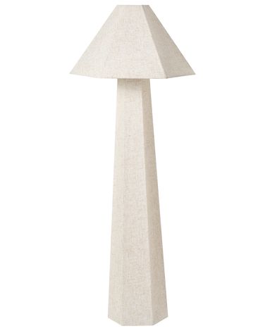 Staande lamp DEMBI Kunstlinnen Lichtbeige