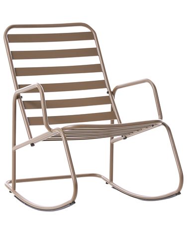 Tuinschommelstoel TURI Metaal Taupe
