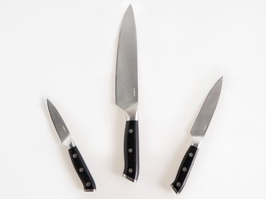 Set of 3 Knives IKEDA Black