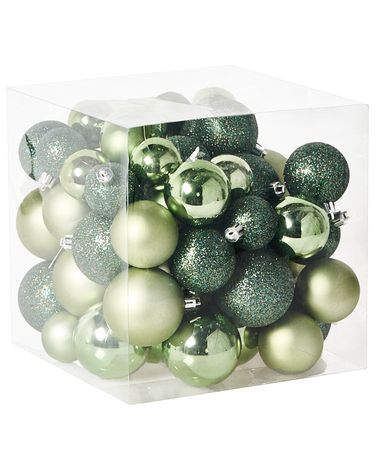 Set van 60 kerstballen TYIN Groen
