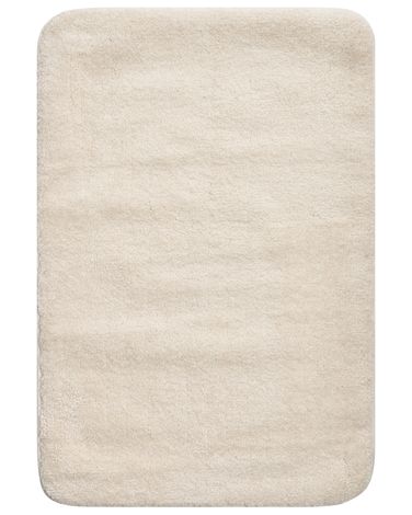Tapis de bain URLANA Blanc cassé 60 x 90 cm Microfibre