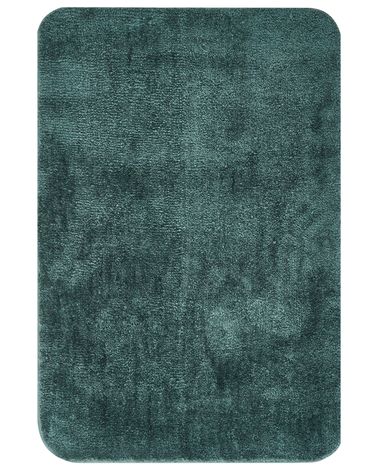 Tapis de bain URLANA Vert foncé 60 x 90 cm Microfibre