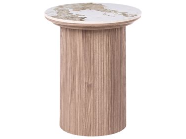Side Table DORA Ceramic Brown