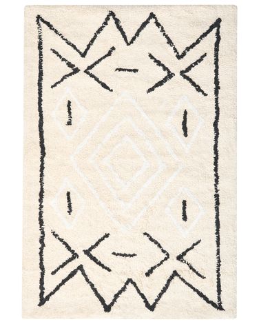 Tapis de bain UNTLA Beige clair 60 x 90 cm Coton