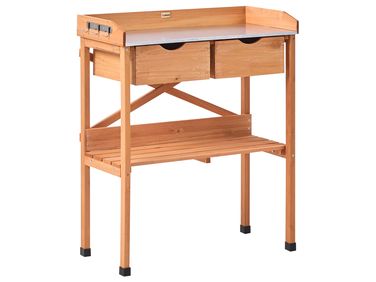Table de rempotage RAVANUSA Bois de sapin 89 cm 77 cm Marron clair