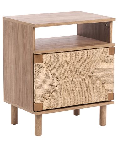 Table de chevet BONDI Marron clair