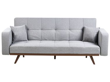 Sofa Bed 3 Seater HJULBY Grey