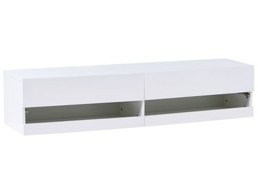TV-meubel met LED EDMONTON Wit
