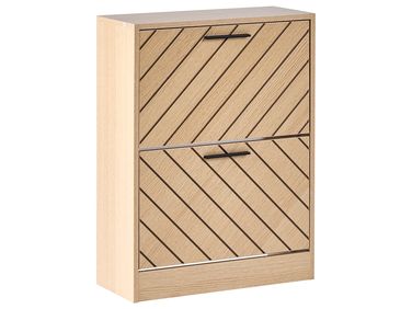 Shoe Storage Cabinet PENTICTON Light Brown
