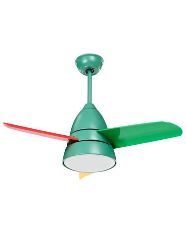 Ventilateur de plafond avec lampe STRAWBERRY Avec télécommande Multicolore