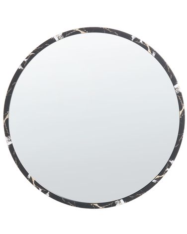 Wandspiegel MARTEL 69 cm 69 cm Zwart