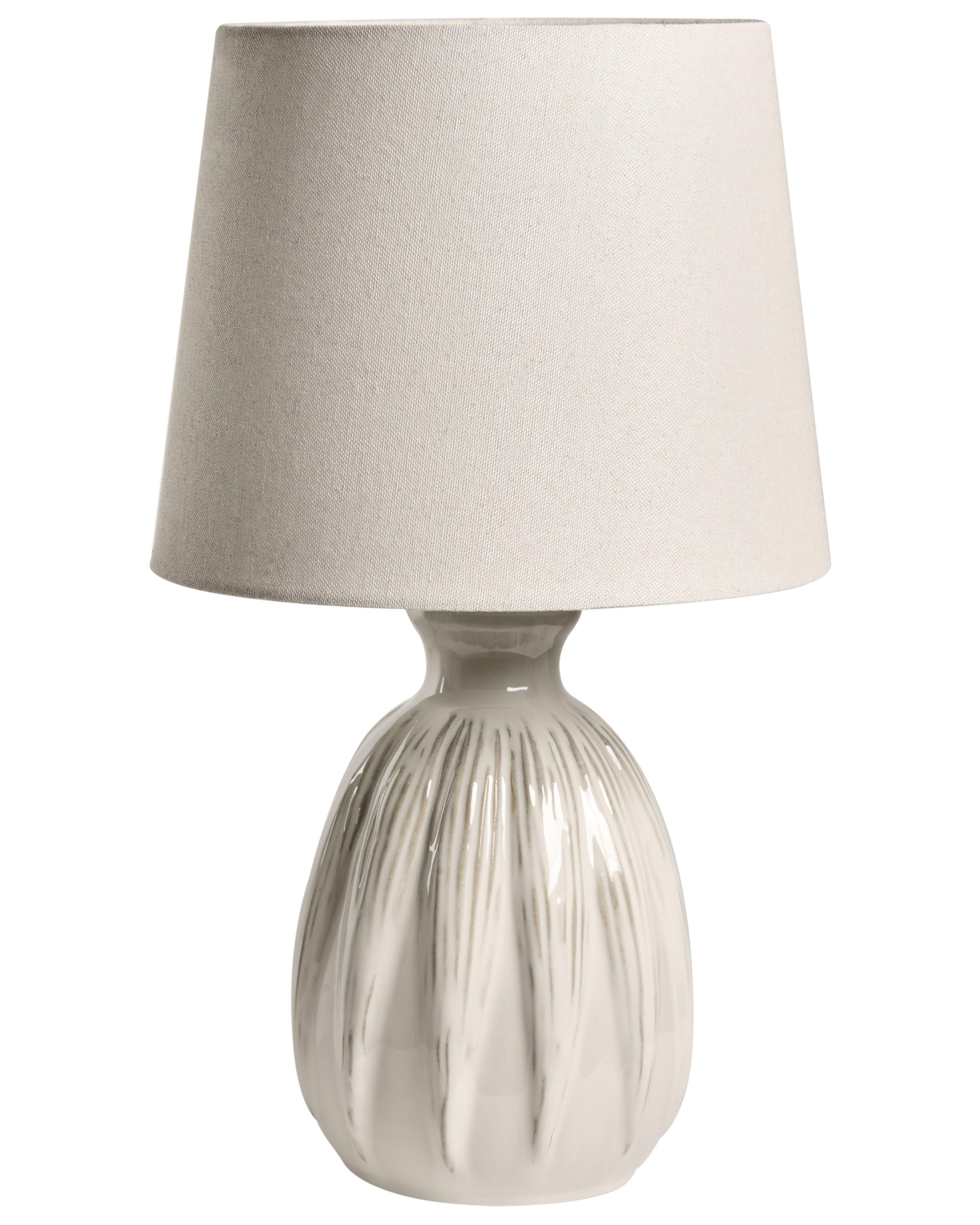 Tafellamp AGUAN Keramiek Lichtbeige