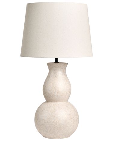 Table Lamp CHARGES Ceramic Light Beige
