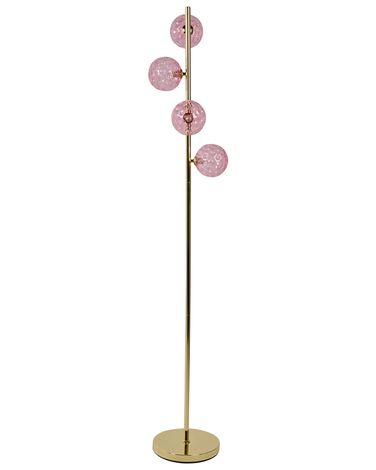 Staande lamp ANADYR Glas Roze