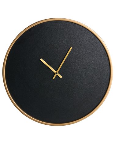 Wall Clock LUCENS 40 cm Black