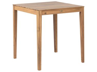 Table bistrot CHIOGGIA 70 cm 70 cm Bois d'acacia certifié Marron clair