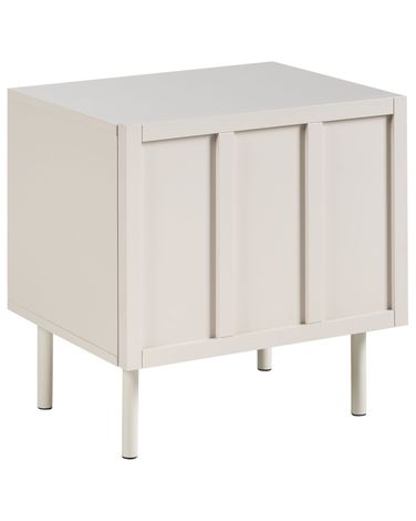 Table de chevet CLUNES Beige clair
