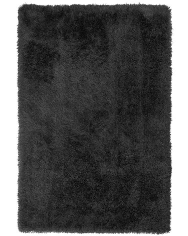 Hoogpoligvloerkleed CIDE Zwart 200 x 300 cm