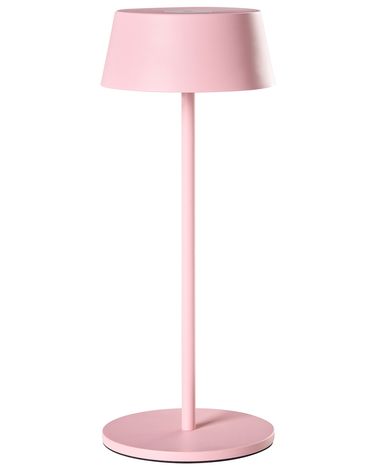 Wireless LED Table Lamp GUDER with Dimmer Metal Pink