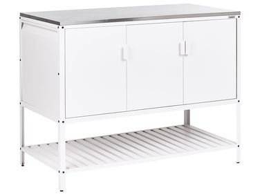 Tuin keukenkast MAENZA Metaal Wit