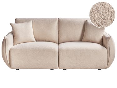 Modulaire bank 2-zits MESNALI Bouclé Beige