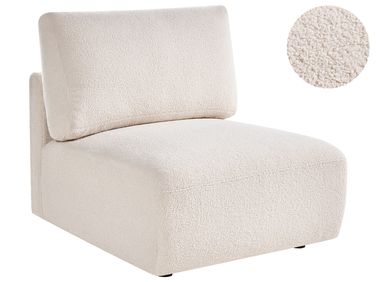 Zitmodule MESNALI Bouclé Gebroken wit