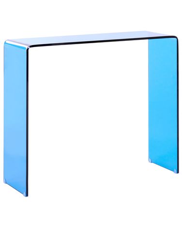 Sidetable KENDALL Veiligheidsglas Blauw