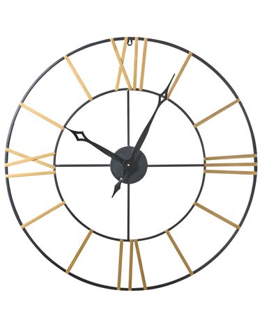 Wandklok VALSOT 80 cm Metaal Goud