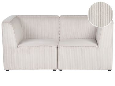 Modulaire bank 2-zits LEMVIG Corduroy Beige
