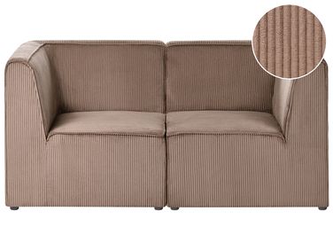 Modulaire bank 2-zits LEMVIG Corduroy Zandbeige