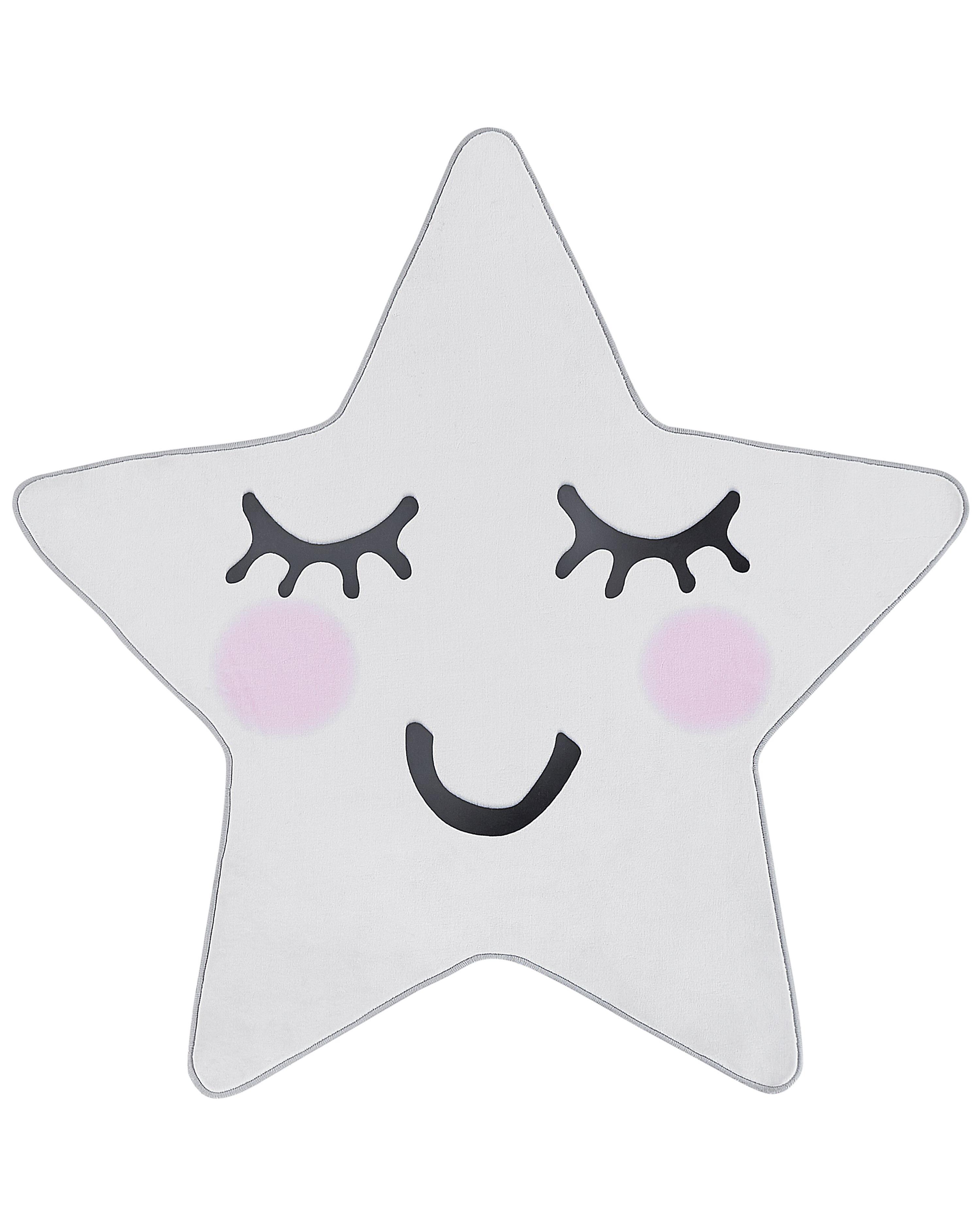 Tapis enfant SIRIUS Blanc 120 x 120 cm