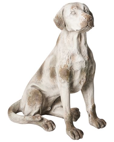 Statue de jardin CETONA Chien Beige