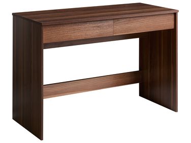 Table de bureau RONDANE Marron foncé 110 cm 50 cm