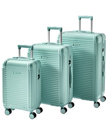 Set of 3 Hard Shell Suitcases MYNTIS Mint Green