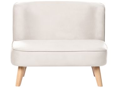 Kids Sofa RISBY Velvet Beige