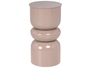 Table d'appoint PAGE Métal Beige clair
