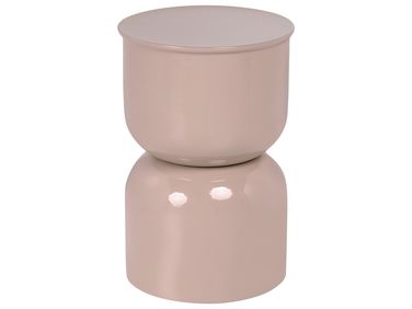 Table d'appoint LETTA Métal Beige clair