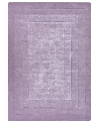 Tapis AMADO Violet 160 x 230 cm Soie artificielle