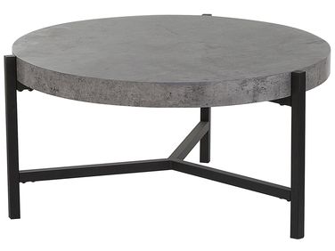 Table basse BONITA Effet béton gris