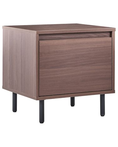 Table de nuit à 1 tiroir NIKEA Marron foncé