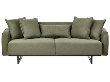 Sofa 3 Seater SVANEK Fabric Green