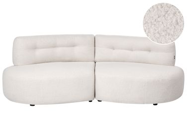 Sofa 3 Seater LAERDAL Boucle Off-White