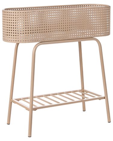 Support de pots LINNAEA Métal 60 cm Beige