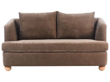 Sofa 2 Seater RATTVIK Chenille Brown