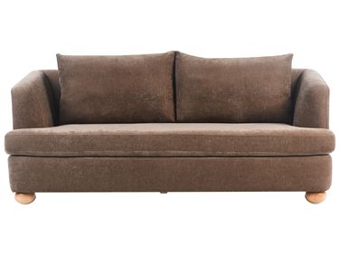 Sofa 3 Seater RATTVIK Chenille Brown
