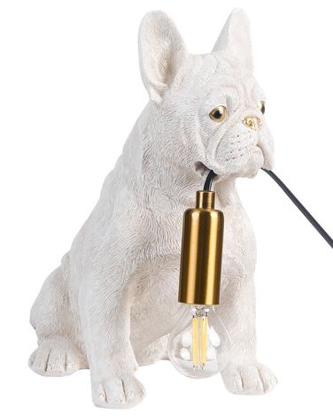 Tafellamp Hond BRUNO Wit