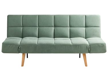 Sofa Bed 2 Seater INGARO Fabric Light Green