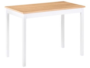 Table de repas GEORGIA Chêne clair 110 cm 60 cm